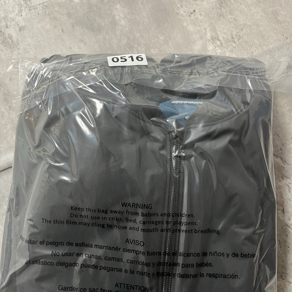 Hurley Men's Large Black Zip Up Jacket with Hood Reflective Logo Lightweight - Picture 10 of 10